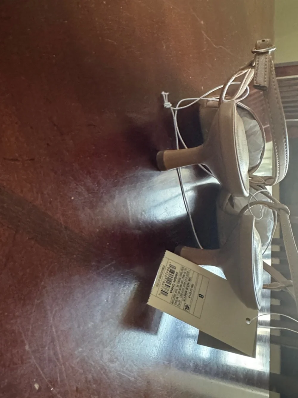 a new day Tan Pointed-Toe Slingback Pumps - Picture 3 of 9